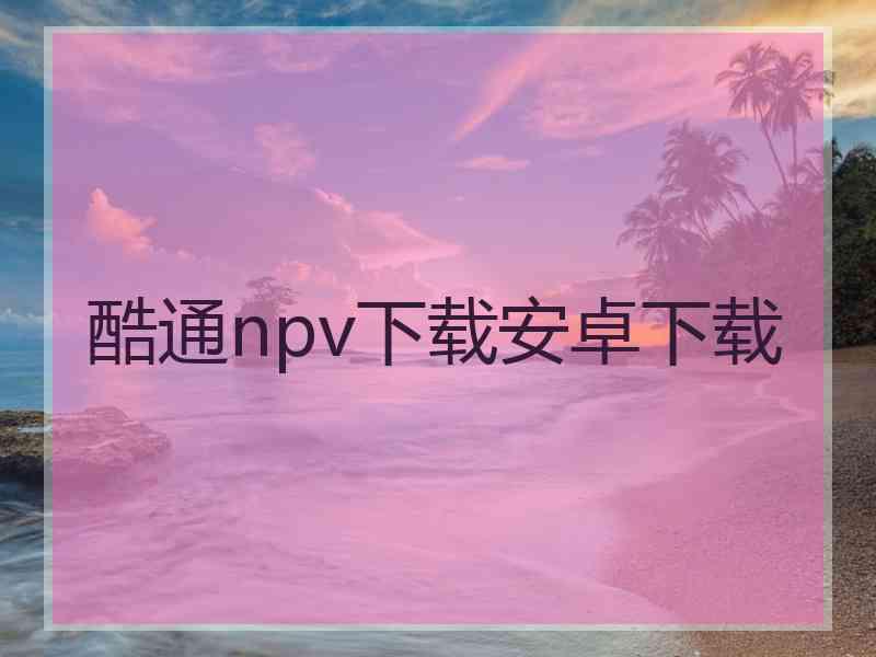 酷通npv下载安卓下载