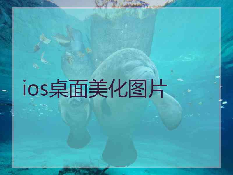 ios桌面美化图片