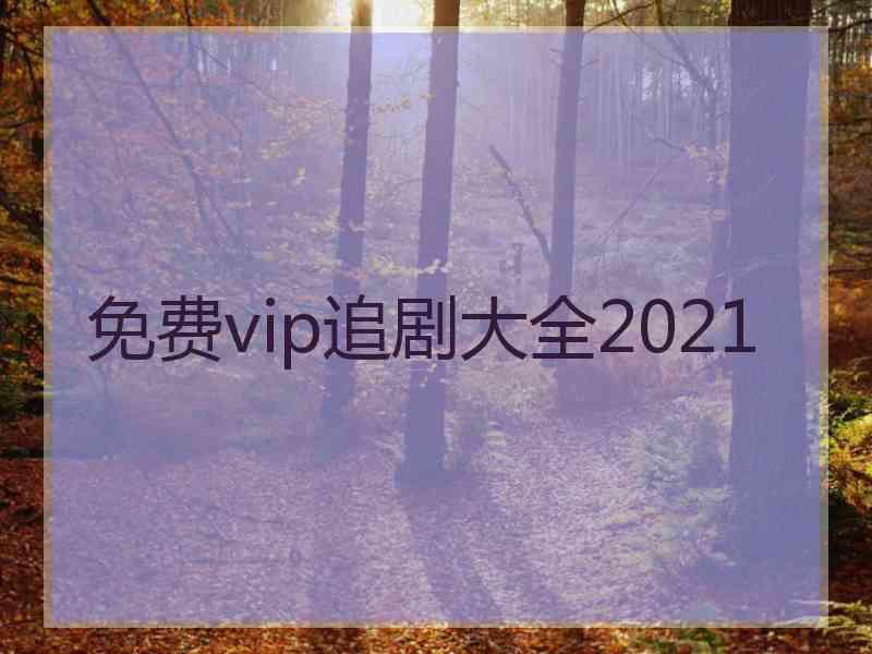 免费vip追剧大全2021