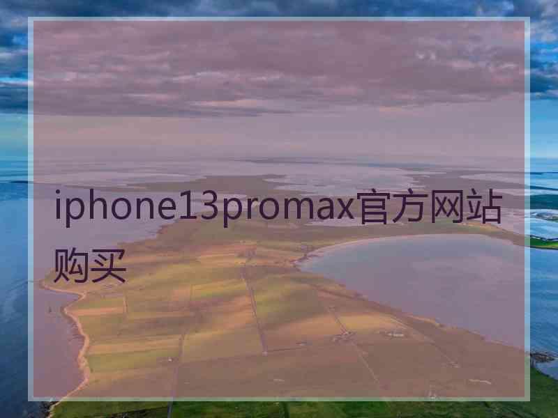 iphone13promax官方网站购买