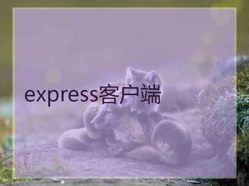 express客户端