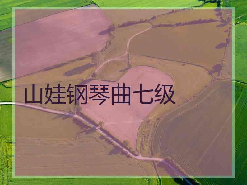 山娃钢琴曲七级