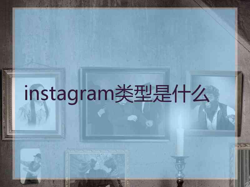 instagram类型是什么