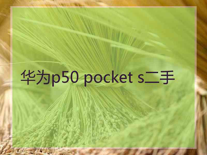 华为p50 pocket s二手