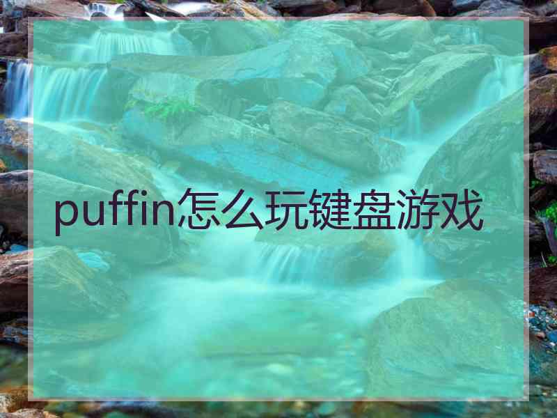 puffin怎么玩键盘游戏