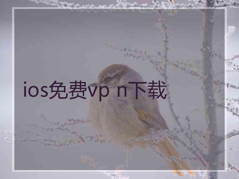 ios免费vp n下载