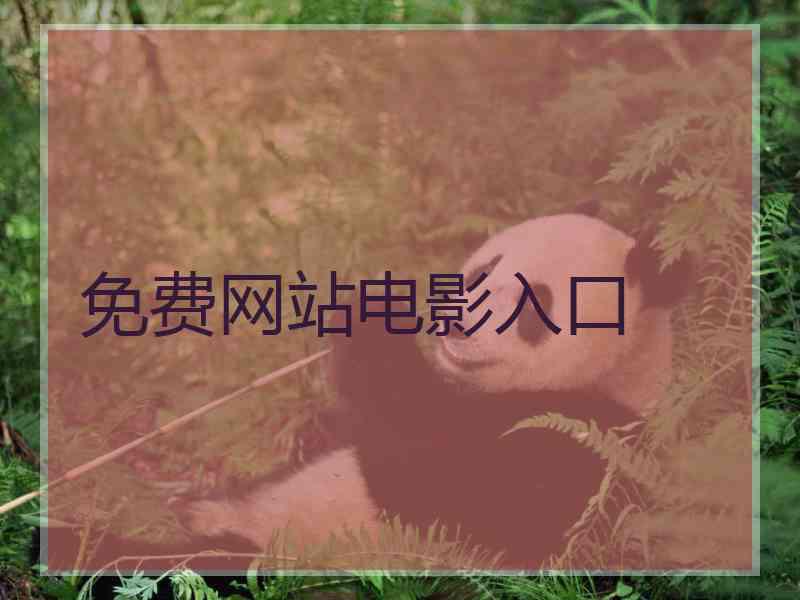 免费网站电影入口