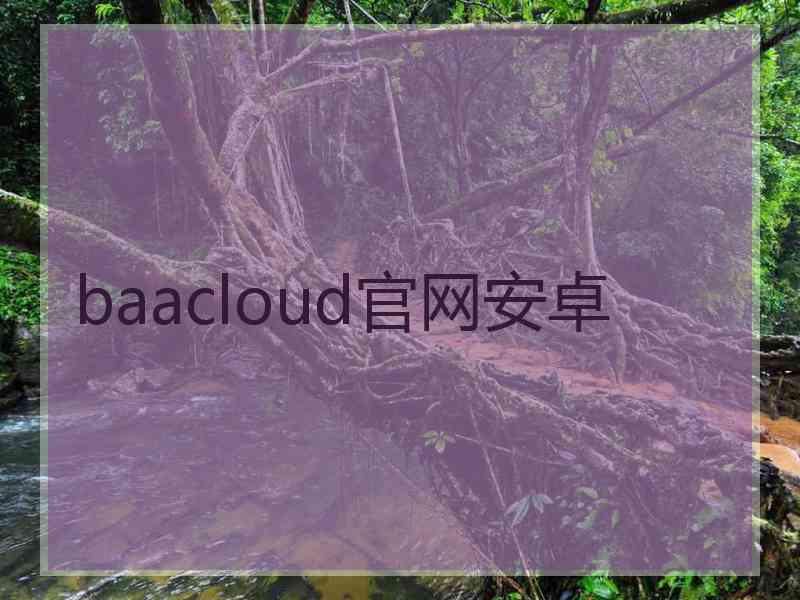 baacloud官网安卓