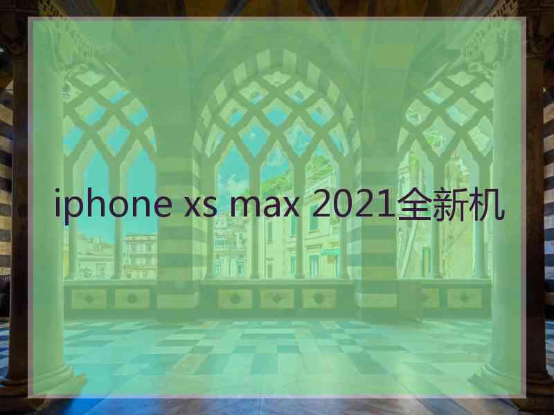 iphone xs max 2021全新机