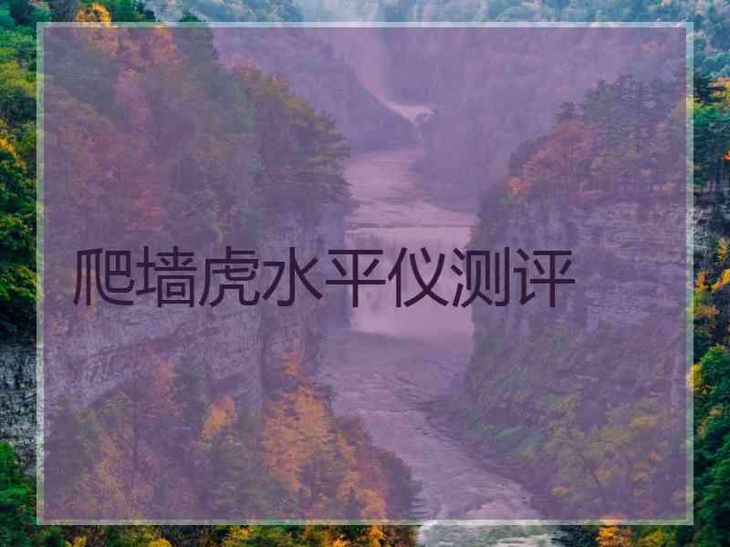 爬墙虎水平仪测评