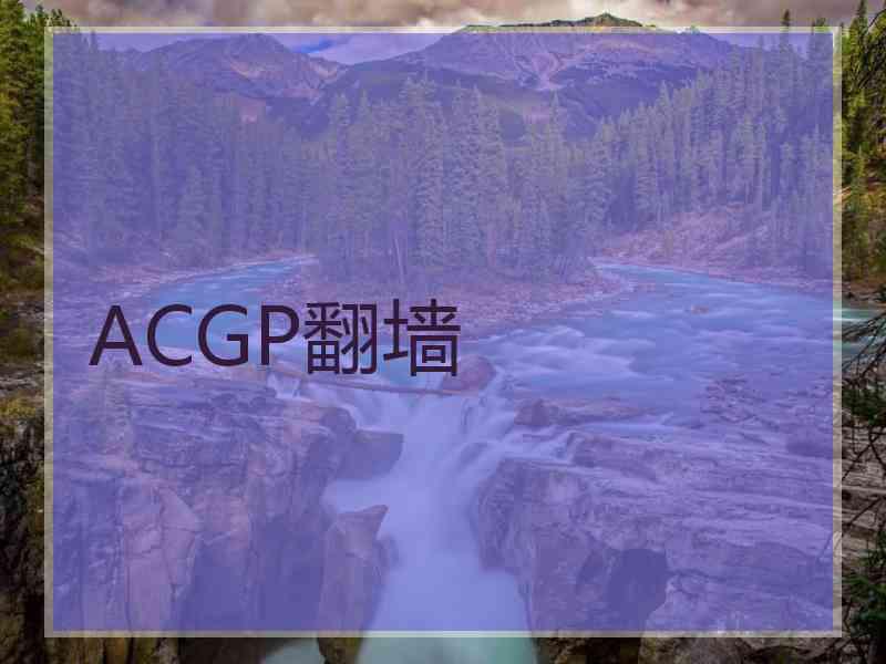 ACGP翻墙