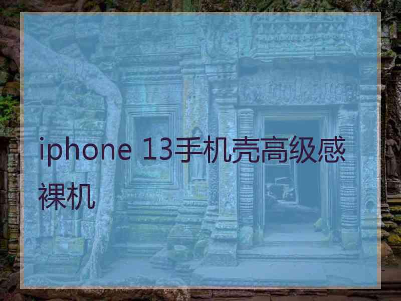 iphone 13手机壳高级感裸机