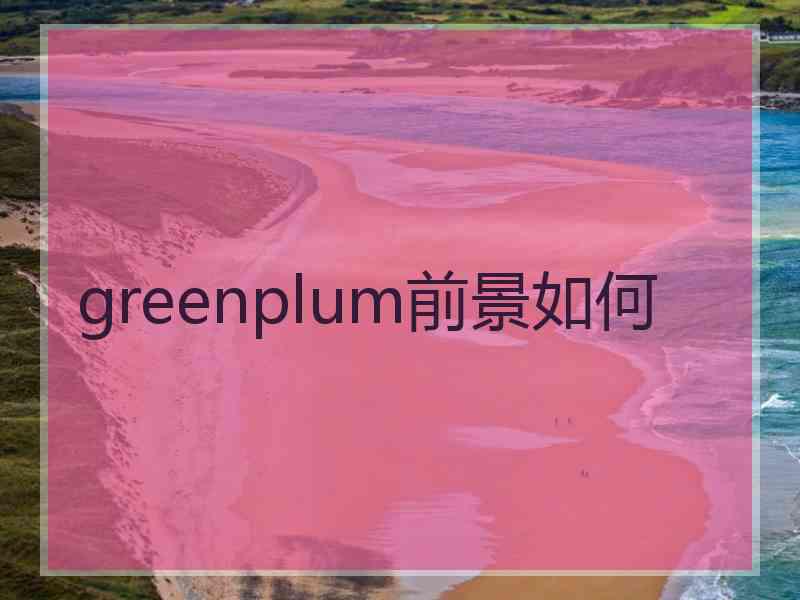 greenplum前景如何