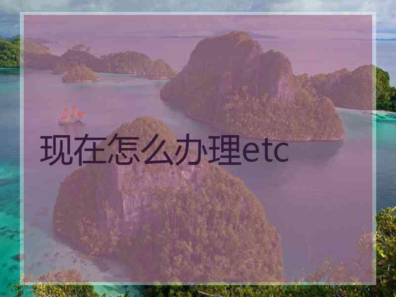 现在怎么办理etc