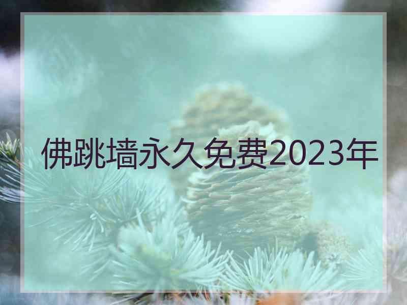 佛跳墙永久免费2023年