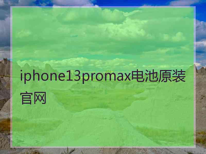 iphone13promax电池原装官网