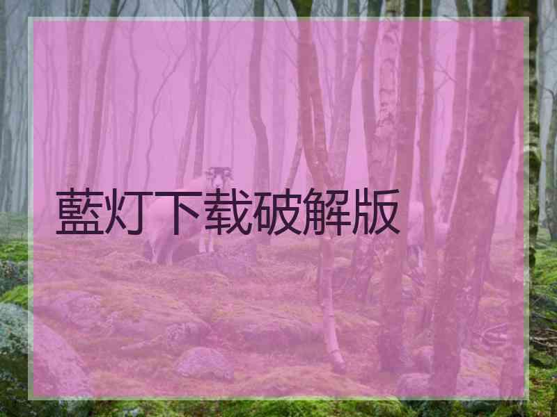 藍灯下载破解版