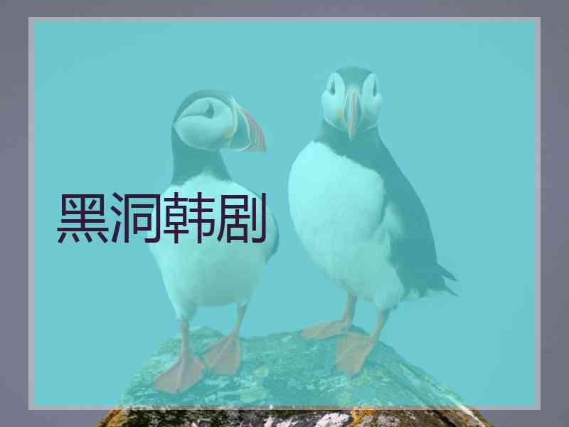 黑洞韩剧