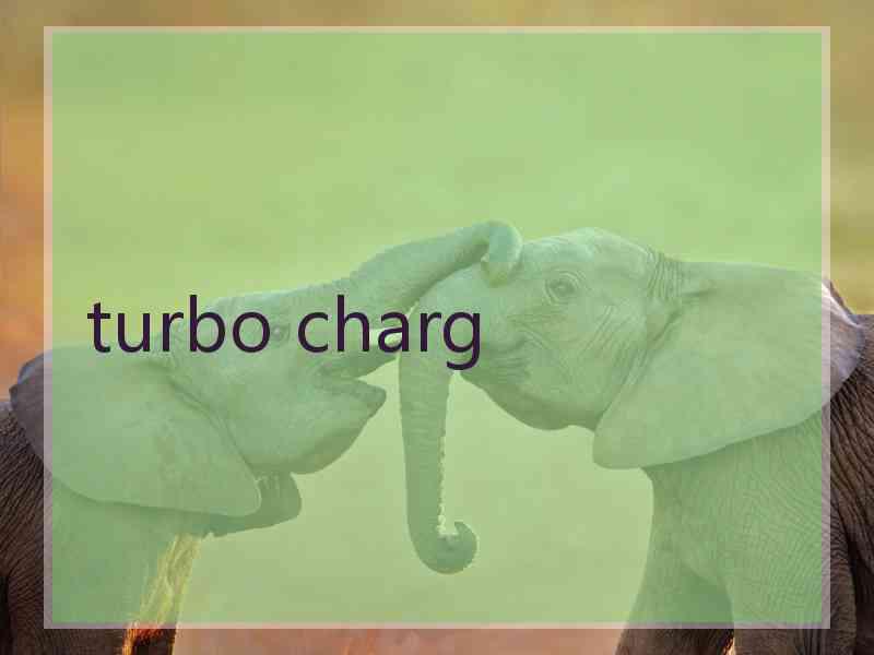 turbo charg
