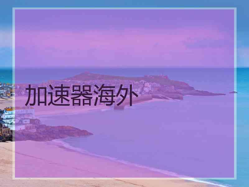 加速器海外