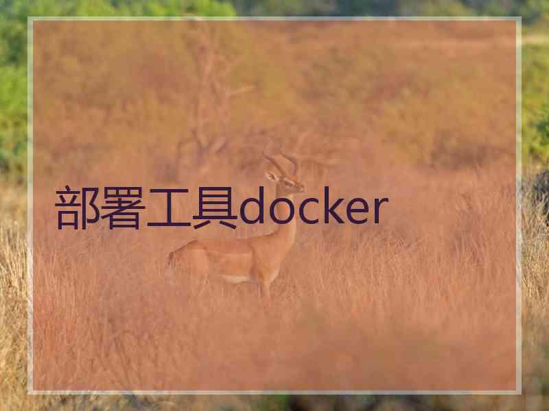 部署工具docker