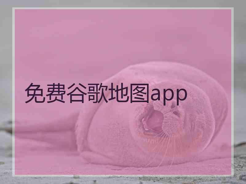 免费谷歌地图app