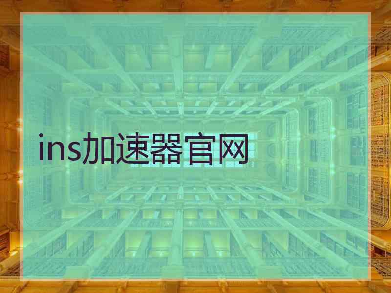 ins加速器官网