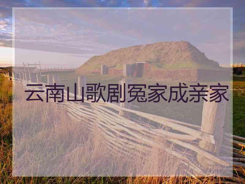 云南山歌剧冤家成亲家