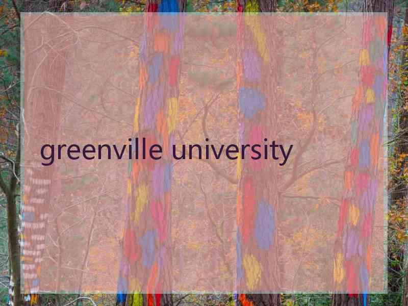 greenville university