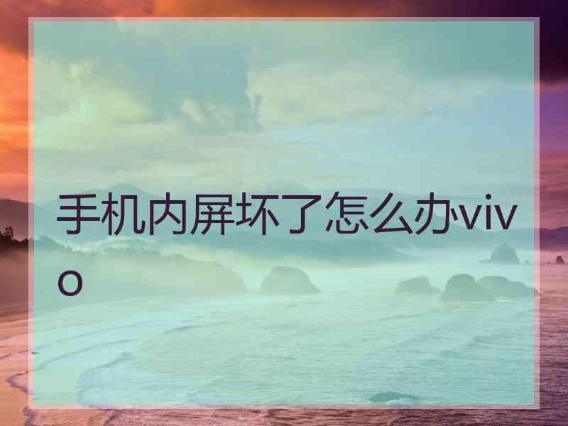 手机内屏坏了怎么办vivo