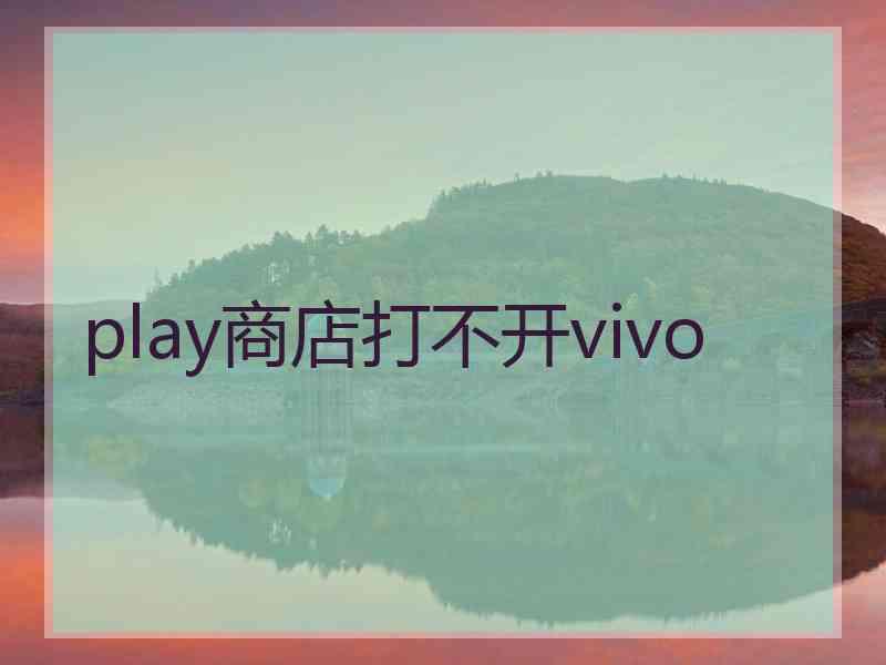 play商店打不开vivo