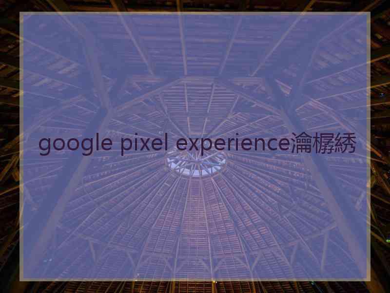 google pixel experience瀹樼綉