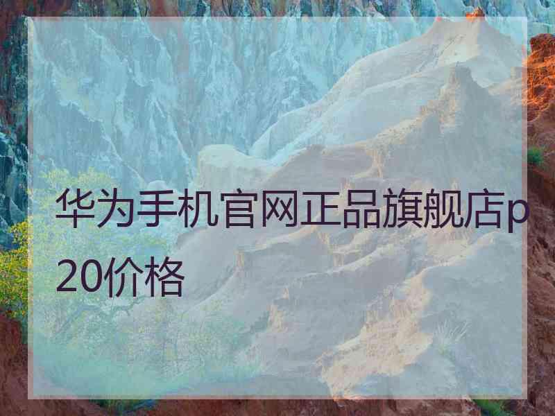 华为手机官网正品旗舰店p20价格