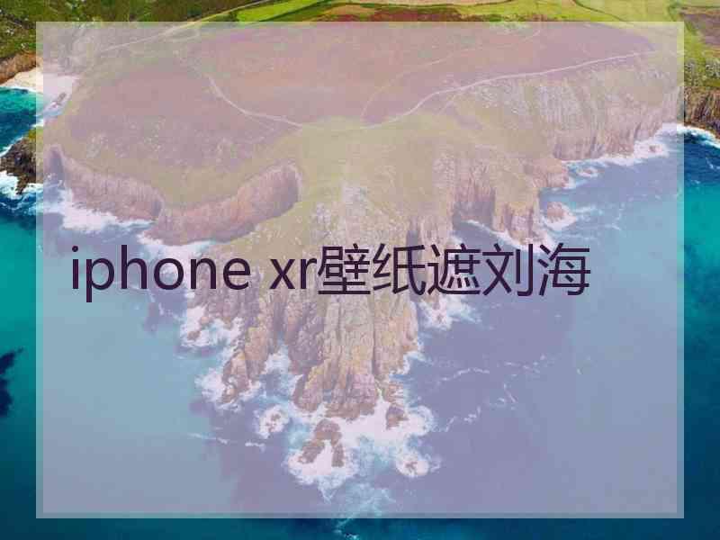 iphone xr壁纸遮刘海