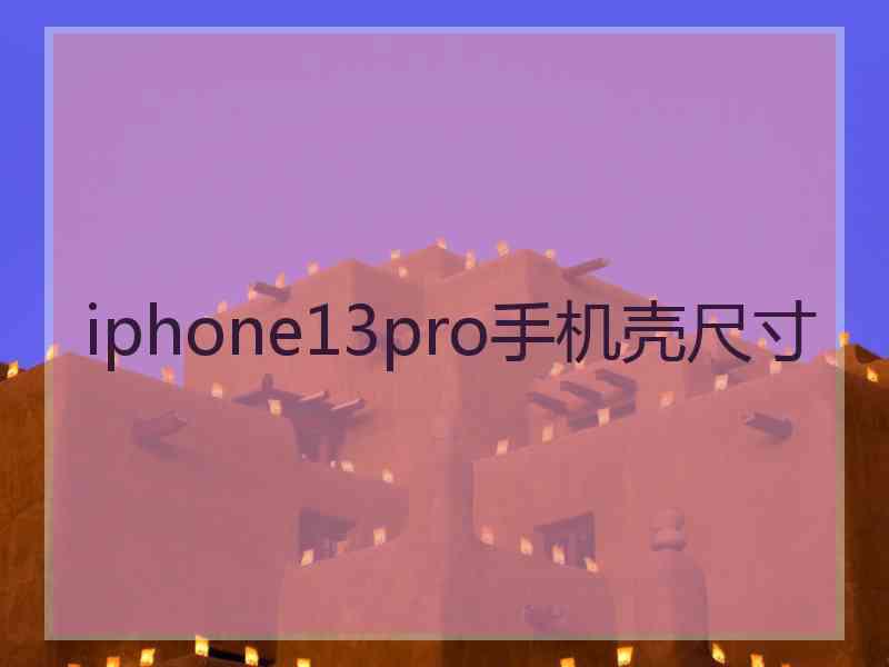 iphone13pro手机壳尺寸