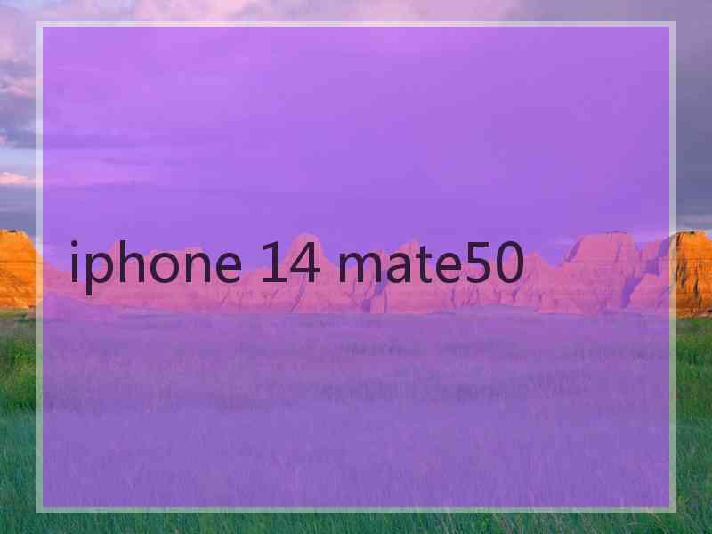 iphone 14 mate50