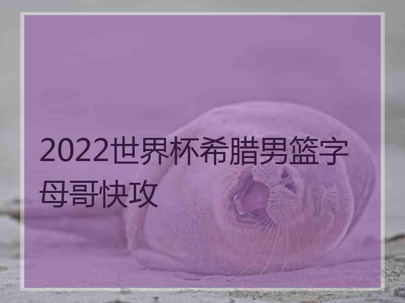 2022世界杯希腊男篮字母哥快攻