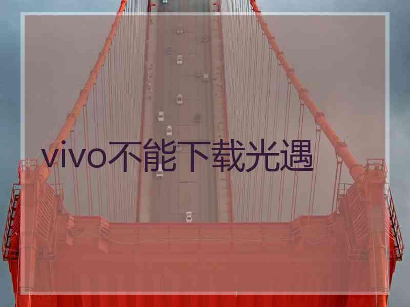 vivo不能下载光遇