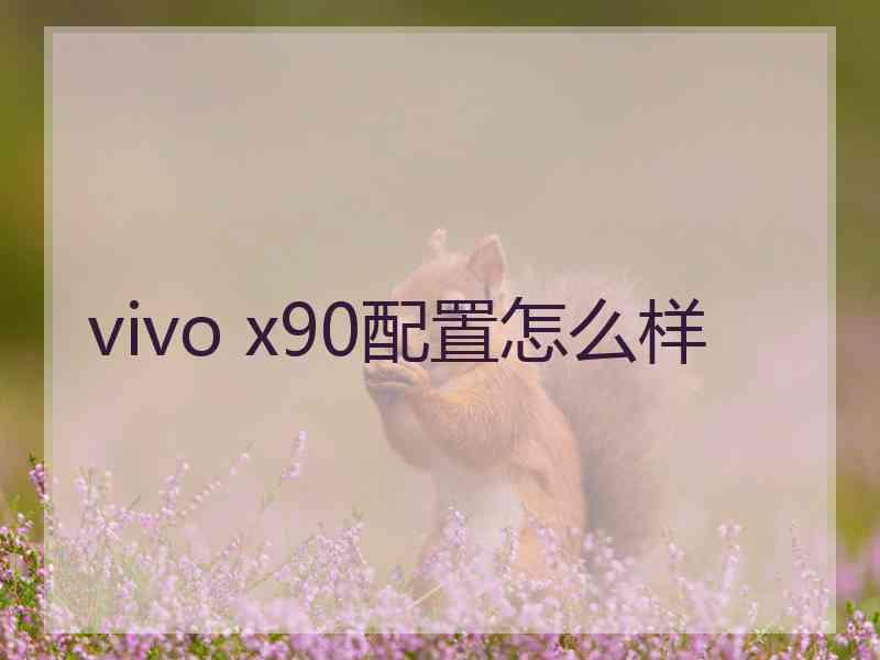 vivo x90配置怎么样