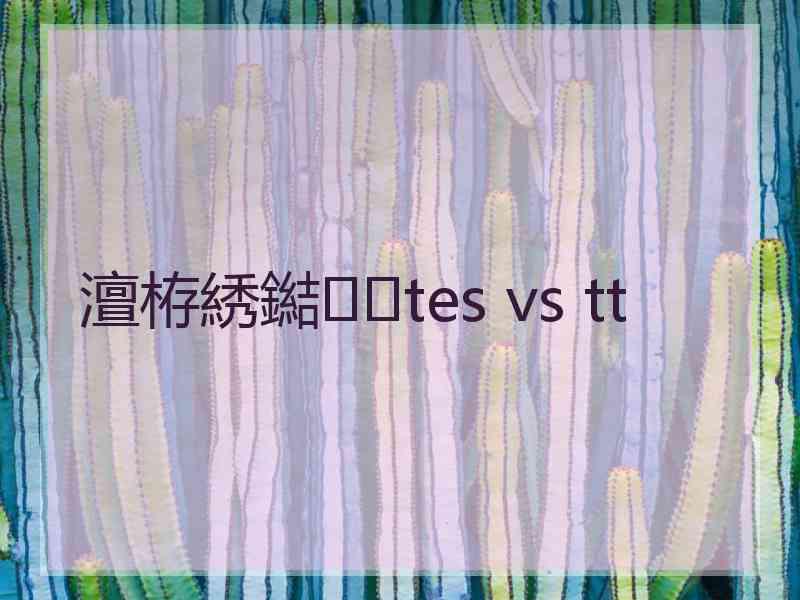 澶栫綉鐑tes vs tt