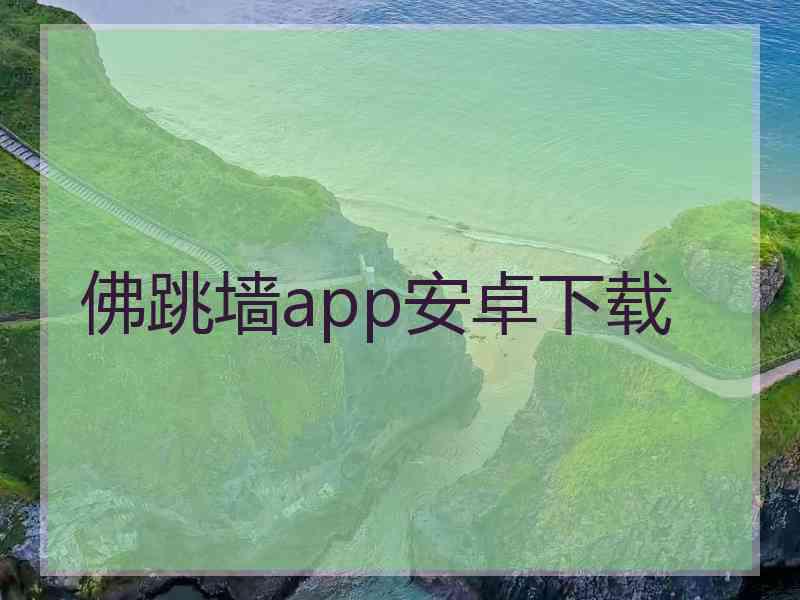 佛跳墙app安卓下载