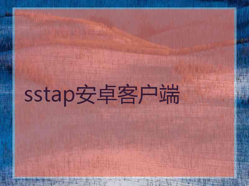 sstap安卓客户端