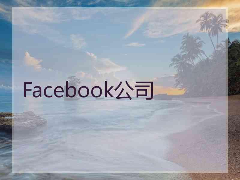 Facebook公司