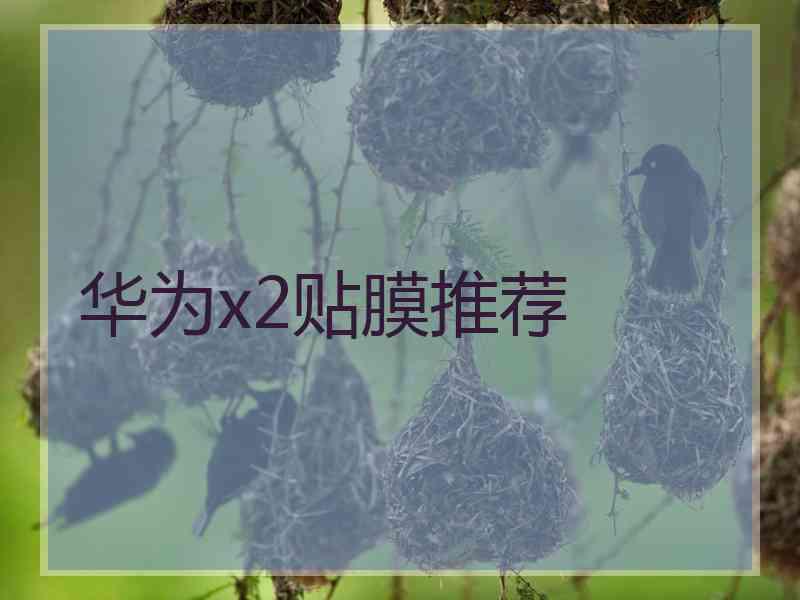 华为x2贴膜推荐