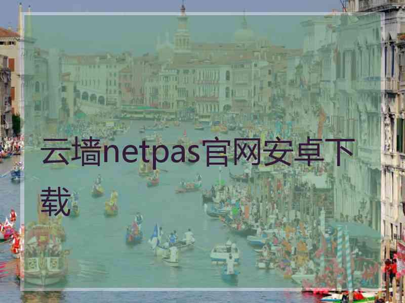 云墙netpas官网安卓下载