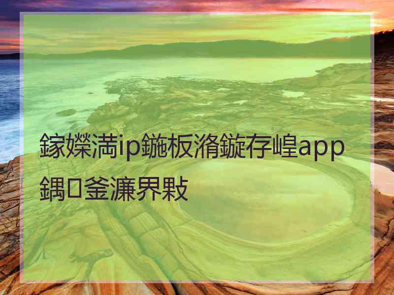 鎵嬫満ip鍦板潃鏇存崲app鍝釜濂界敤