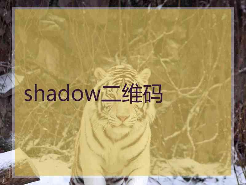 shadow二维码