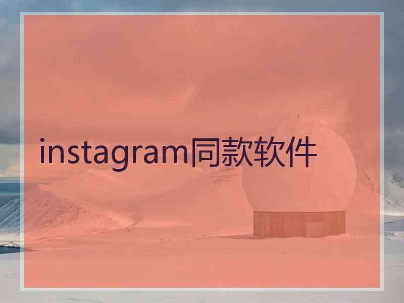 instagram同款软件