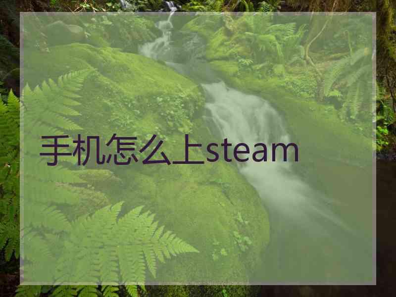 手机怎么上steam