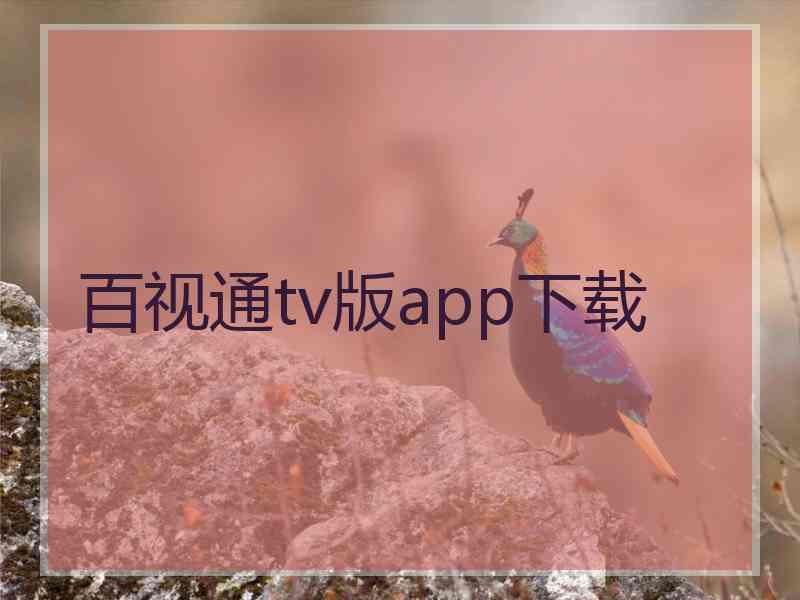 百视通tv版app下载